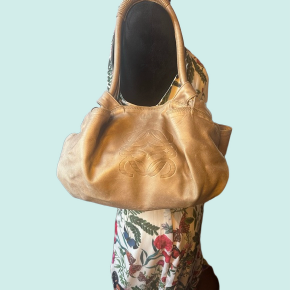 LOEWE Handbag Nappa Aire Leather Gold